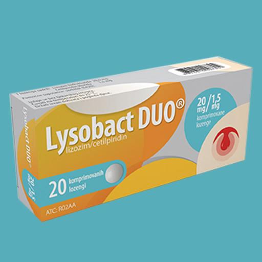 Lysobact DUO® lozenge - dodatna terapijska opcija u liječenju upalnih stanja usne šupljine i grla