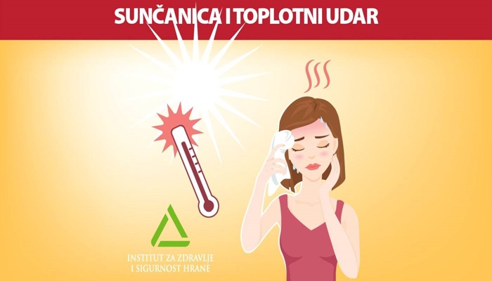 Sunčanica i toplotni udar: Simptomi, kako intervenisati i kada otići ljekaru