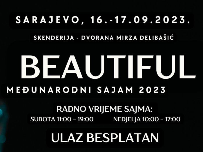 Međunarodni sajam kozmetike BeautiFUL 16. i 17. septembra u Sarajevu