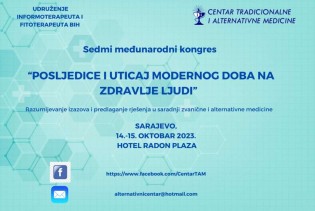 Za vikend u Sarajevu sedmi Međunarodni kongres stručnjaka zvanične i alternativne medicine