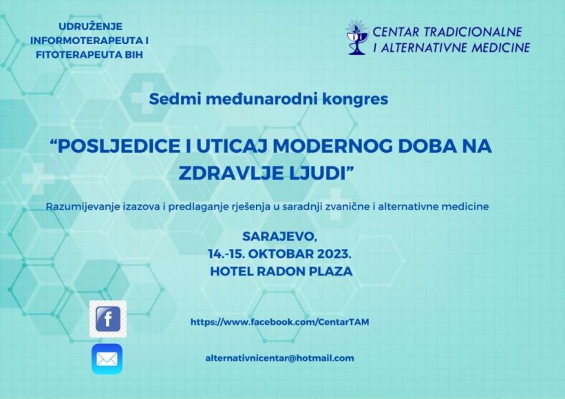 Za vikend u Sarajevu sedmi Međunarodni kongres stručnjaka zvanične i alternativne medicine