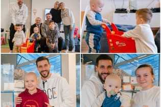 Foto: Džumhur sa sinom posjetio velike borce u Roditeljskoj kući i uručio pomoć